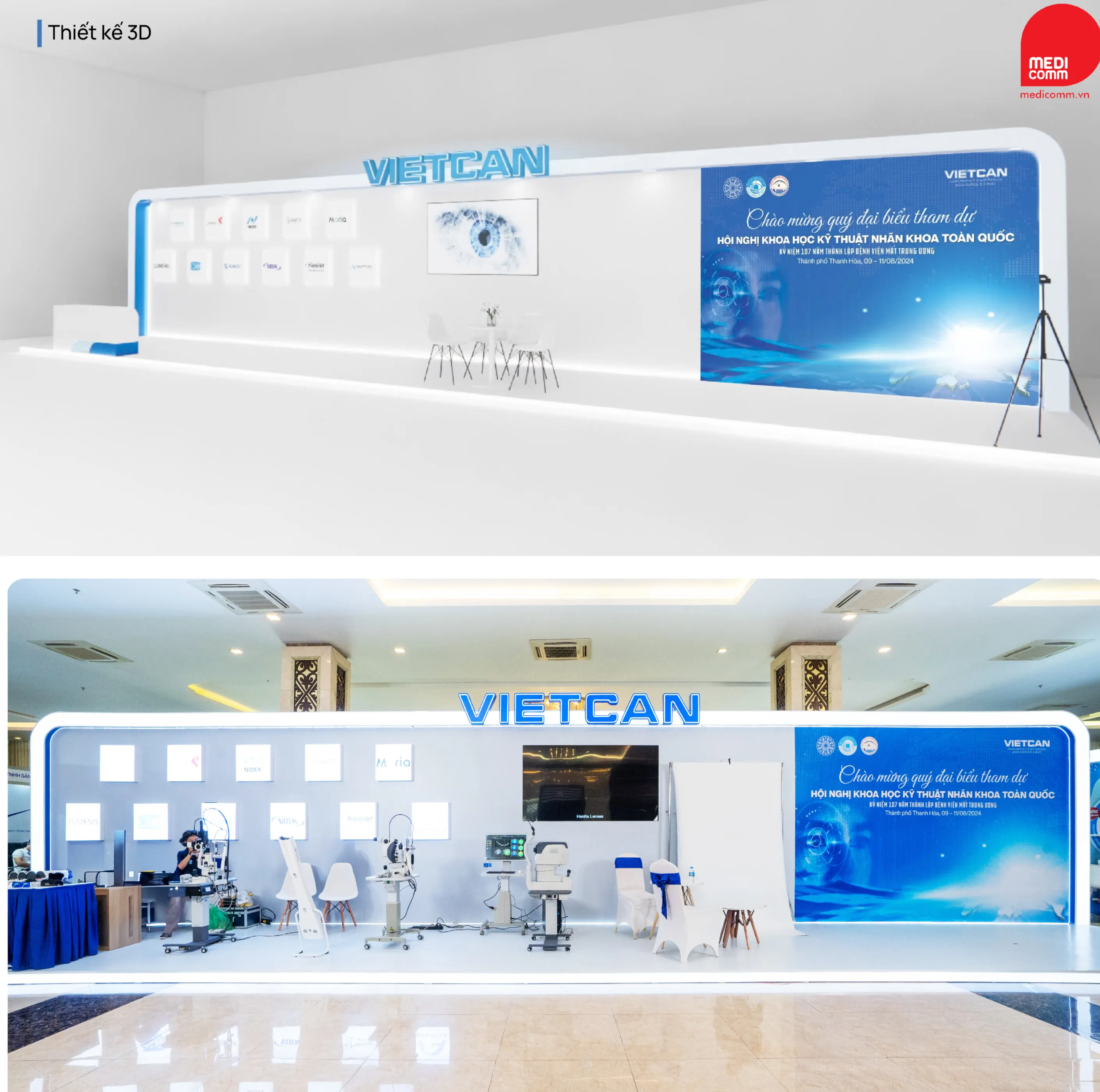 Thiết kế và thi công booth công ty Việt Can