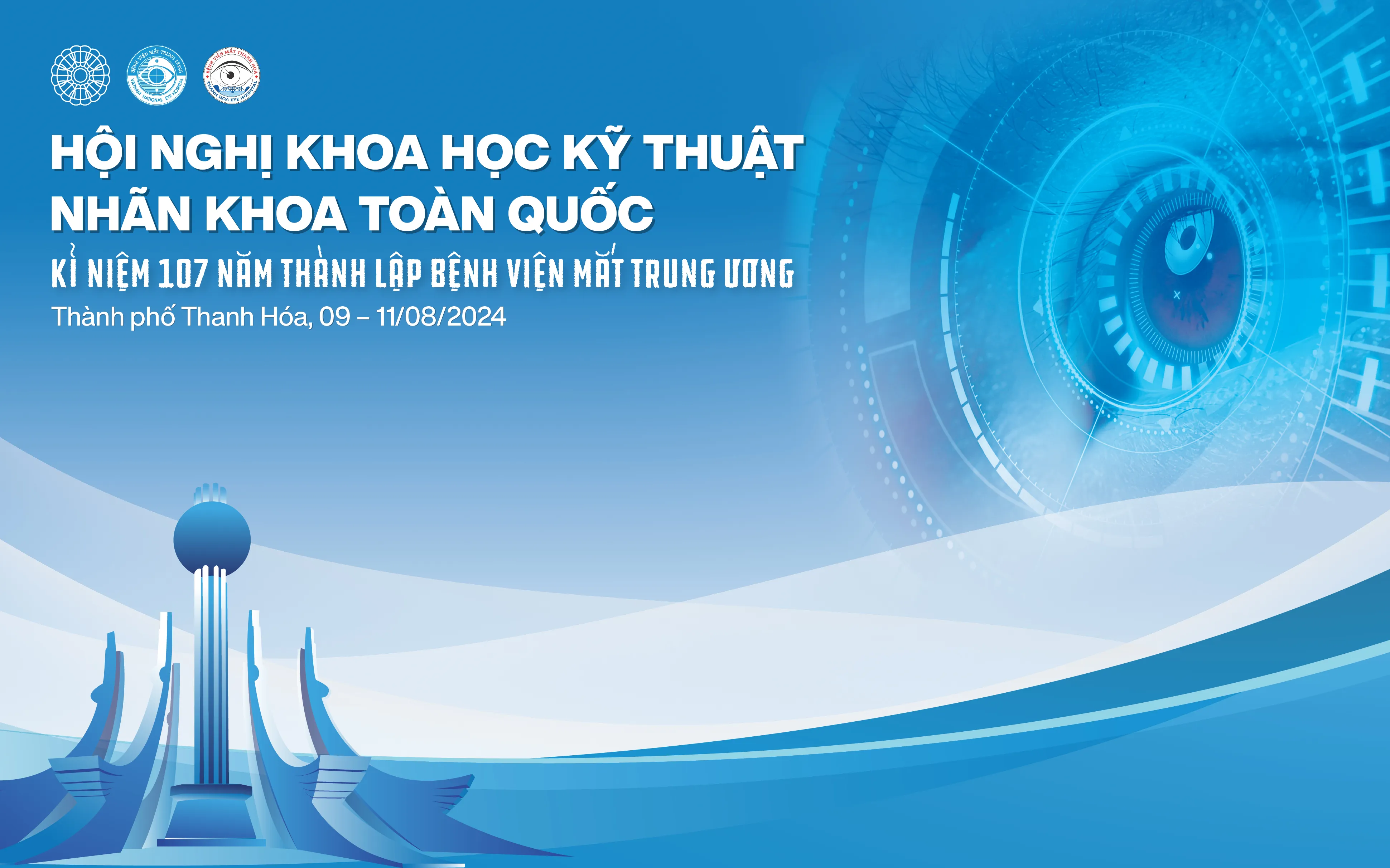 Nhận diện Hội nghị Khoa học Kỹ thuật Nhãn khoa Toàn quốc 2024
