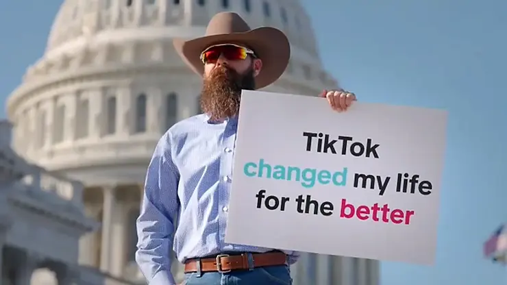 TikTok tung chiến dịch quảng cáo mới phản đối dự luật yêu cầu thoái vốn của Mỹ-1